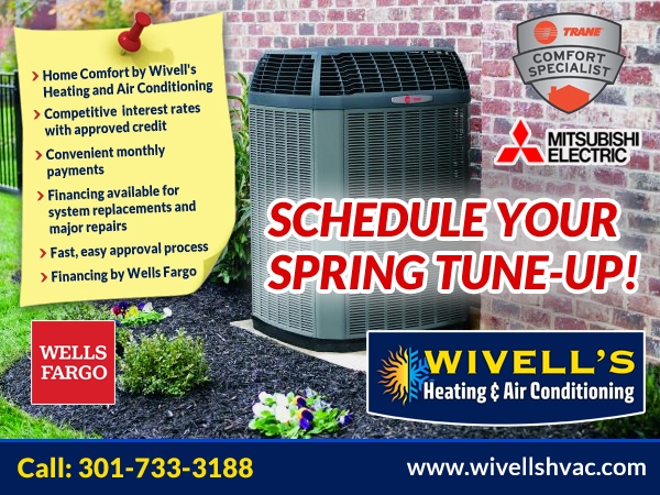 Spring Tune UP and Wivell's HVAC Financing