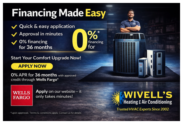Financing Made Easy with Wivell&rsquo;s HVAC