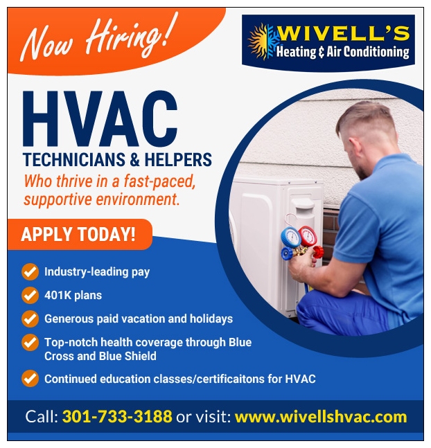Wivell's Heating & Air Conditioning is currently looking to add motivated and dependable individuals to our growing team!